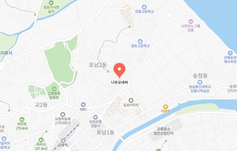나우오네버 페인팅사진관 위치 지도
